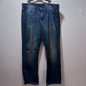 Rock & Republic Men's Jeans Straight Ultra Comfort Y2K Distressed 36x30 R510268